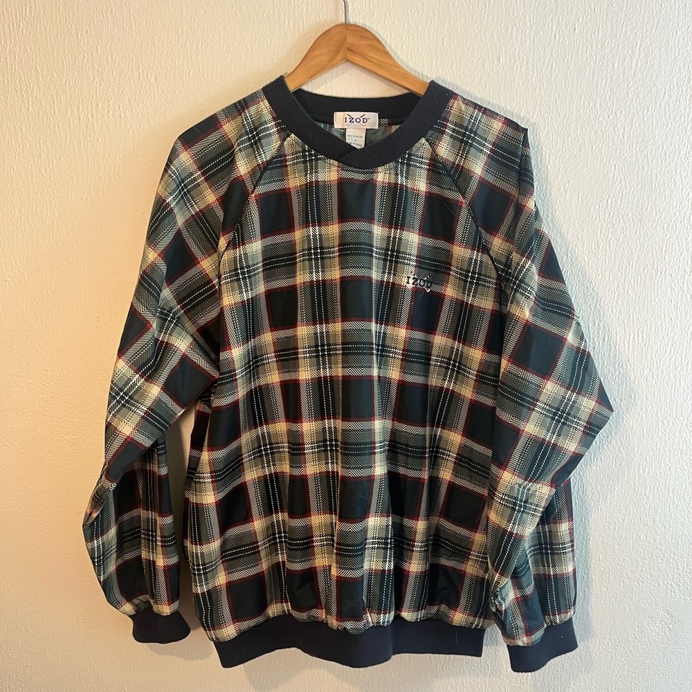 Vintage Izod Pullover Windbreaker